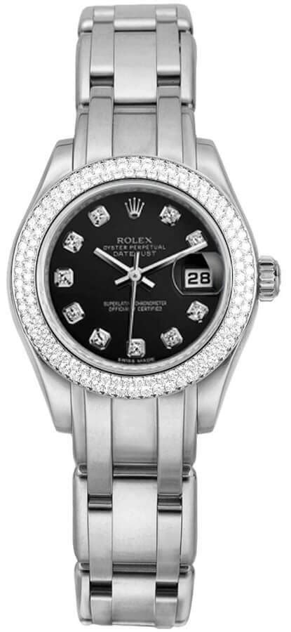 rolex d female watch 80339|Rolex Masterpiece Pearlmaster Diamonds Women's Watch 80339.